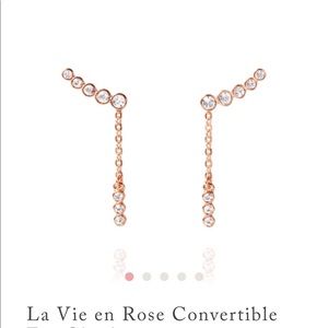 Chloe & ISABEL New Rose Gold Ear Climbers